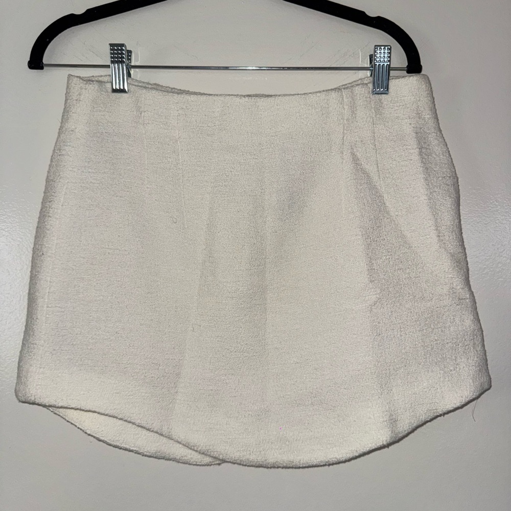 Zara Cream Mini Skirt